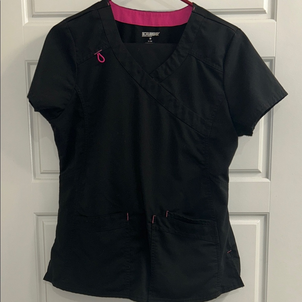 Scrubstar Women's Black Scrub Set